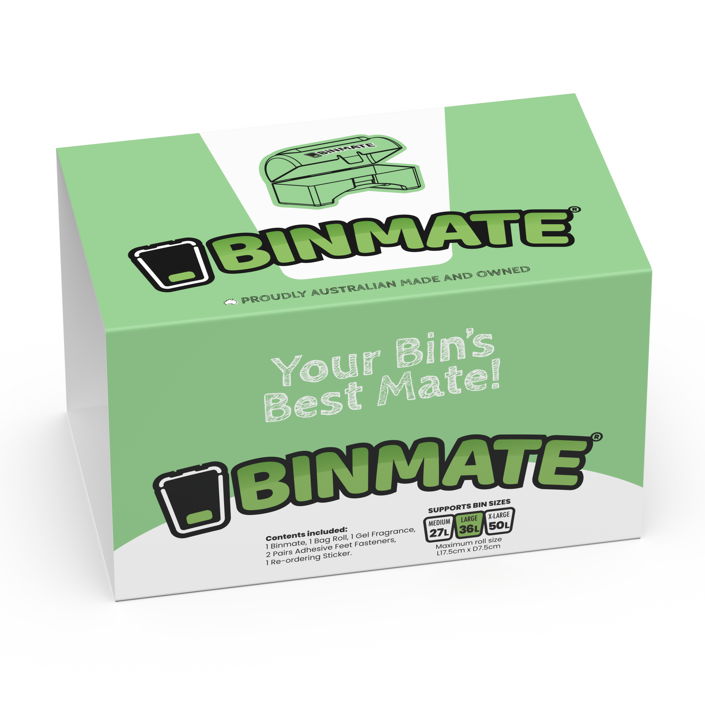 BINMATE® Kits - The Easy Way To Change Your Garbage Bags In Seconds.